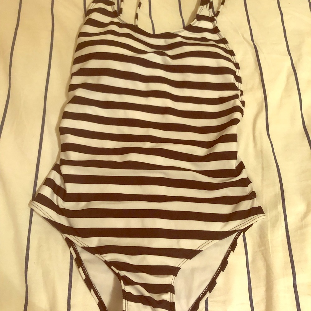 Striped One-Piece